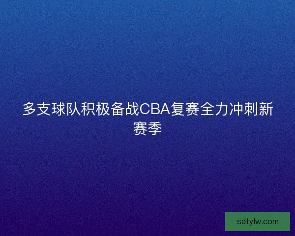 多支球队积极备战CBA复赛全力冲刺新赛季